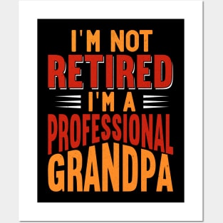 Professional Grandpa Posters and Art